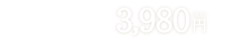 初回体験特別価格 60分3,980円(税込)