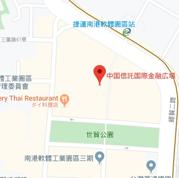 南港中信會館店の地図